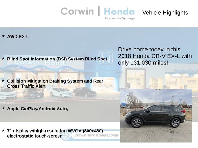 Used 2018 Honda CR-V EX-L image 6