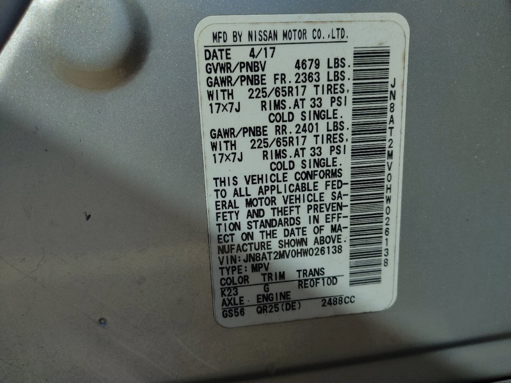 Used 2017 Nissan Rogue SV AWD/4WD image 33