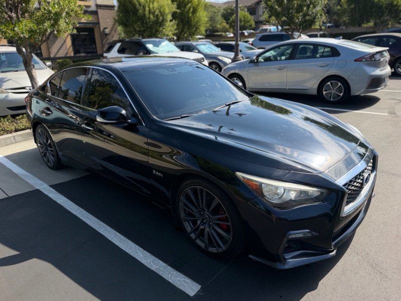 Used 2018 INFINITI Q50 Red Sport 400 w/ Sensory Package (Sport) RWD image 5
