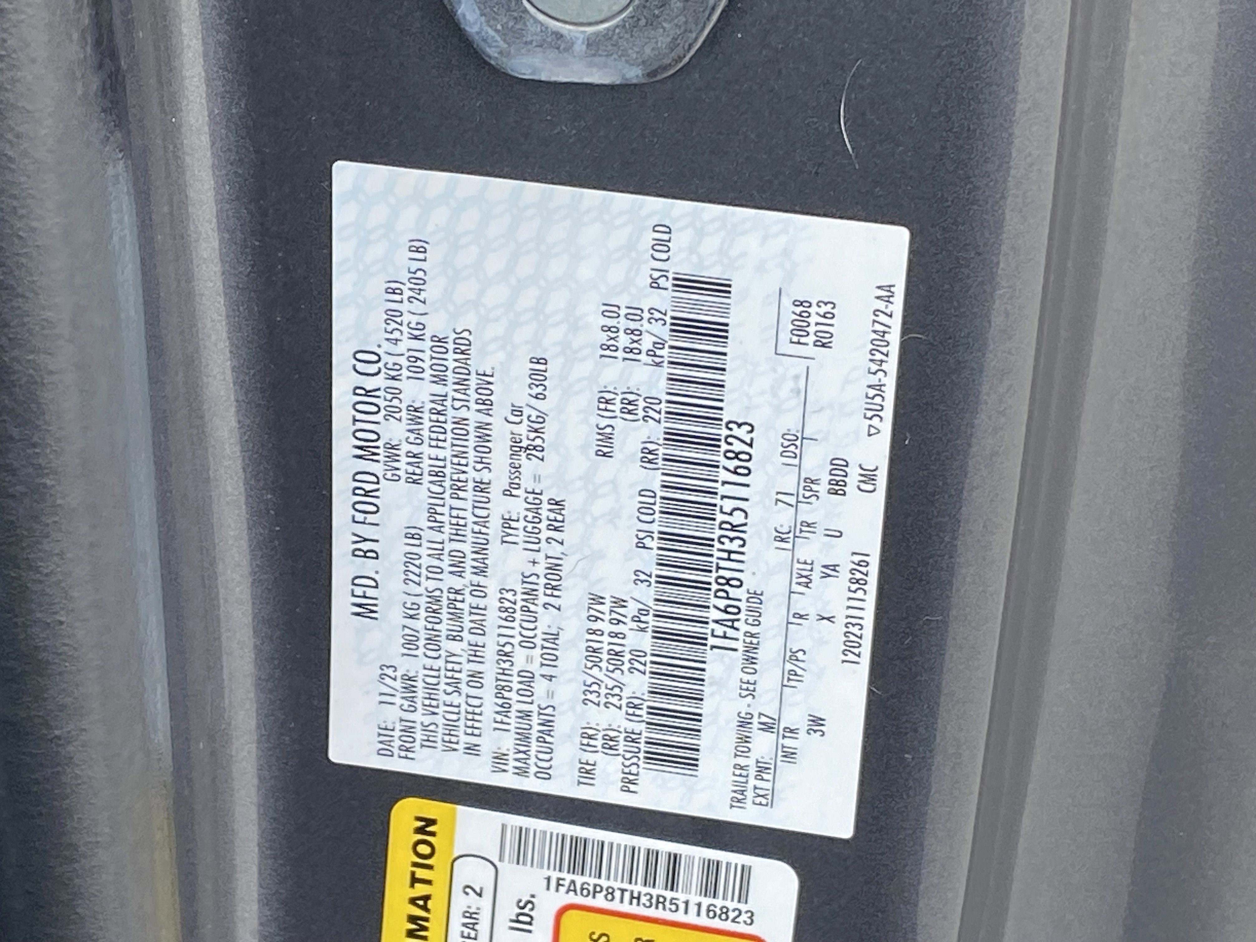 Used 2024 Ford Mustang Premium RWD image 30