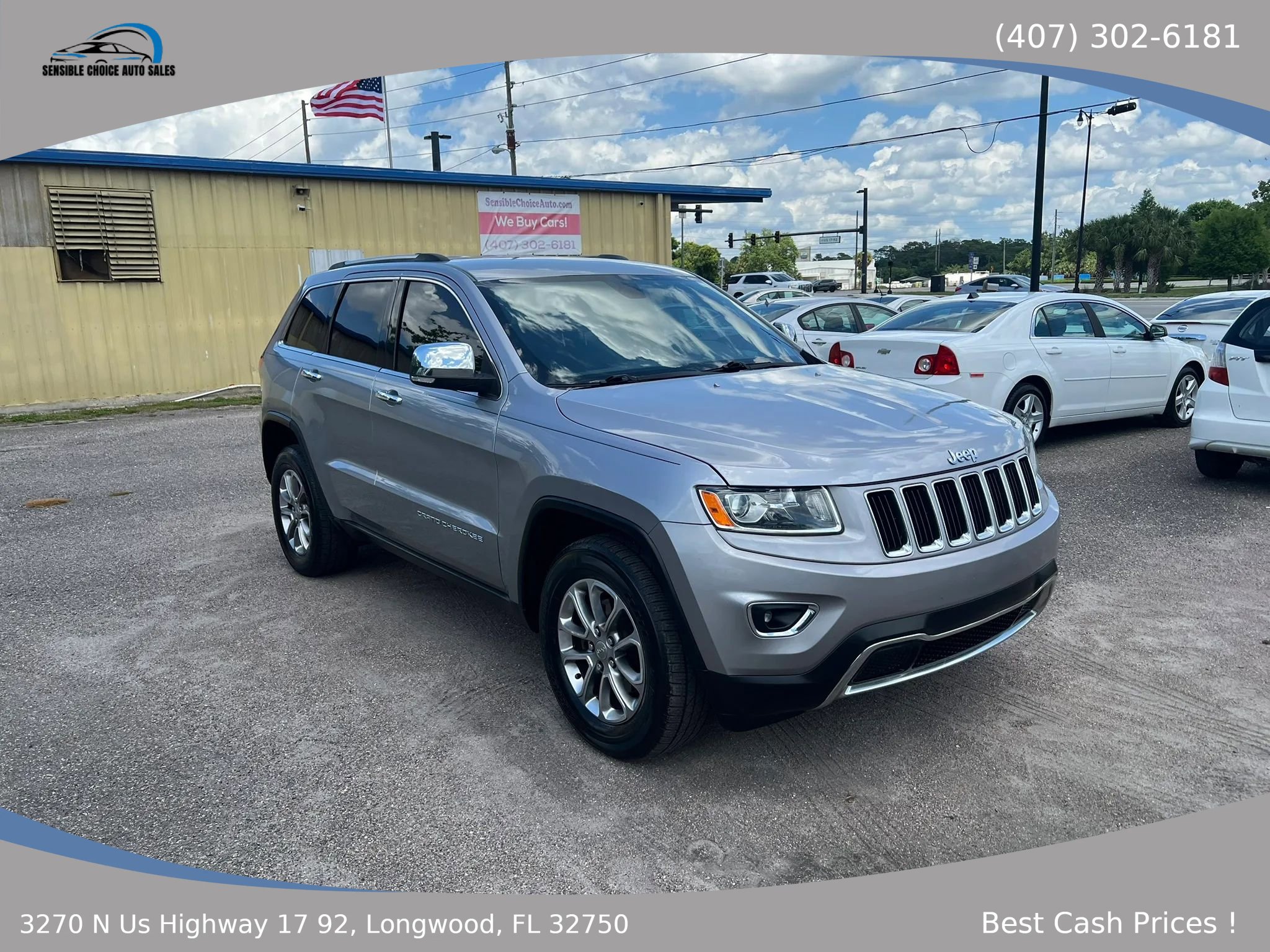 Used 2015 Jeep Grand Cherokee Limited w/ Trailer Tow Group IV RWD image 1