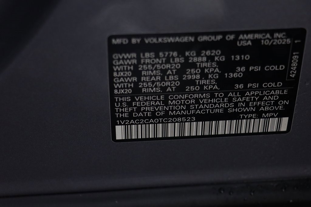 New 2026 Volkswagen Atlas Cross Sport SEL R-Line image 23
