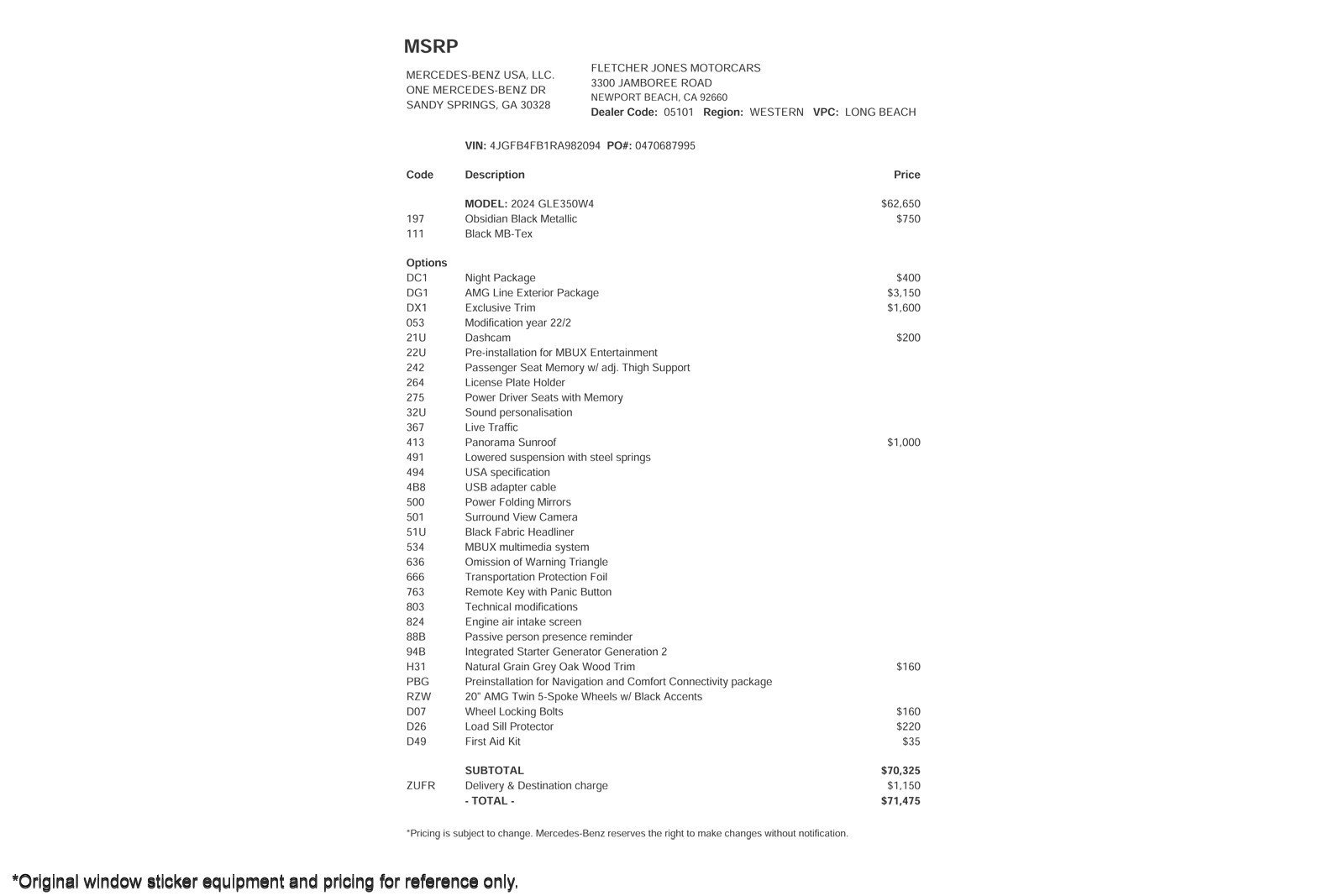 Used 2024 Mercedes-Benz GLE 350 4MATIC image 3