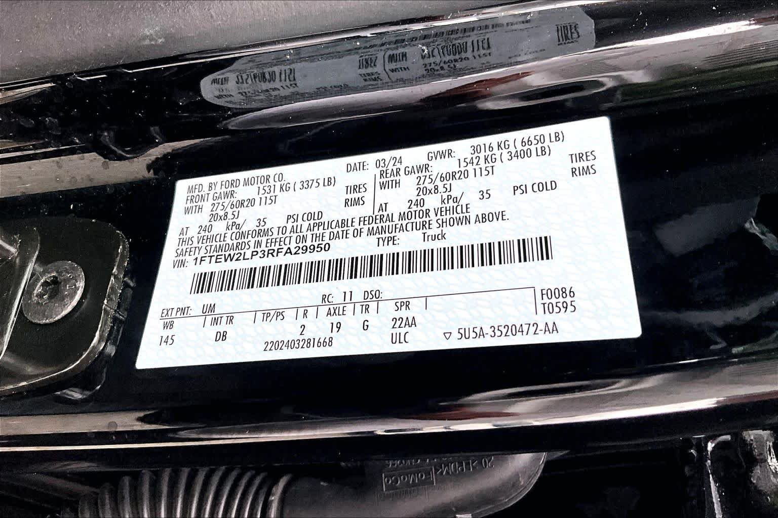 Used 2024 Ford F150 STX AWD/4WD image 33