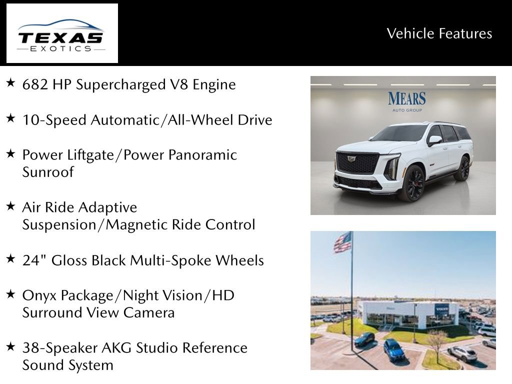 Used 2026 Cadillac Escalade V w/ LPO, ONYX Package AWD/4WD image 2