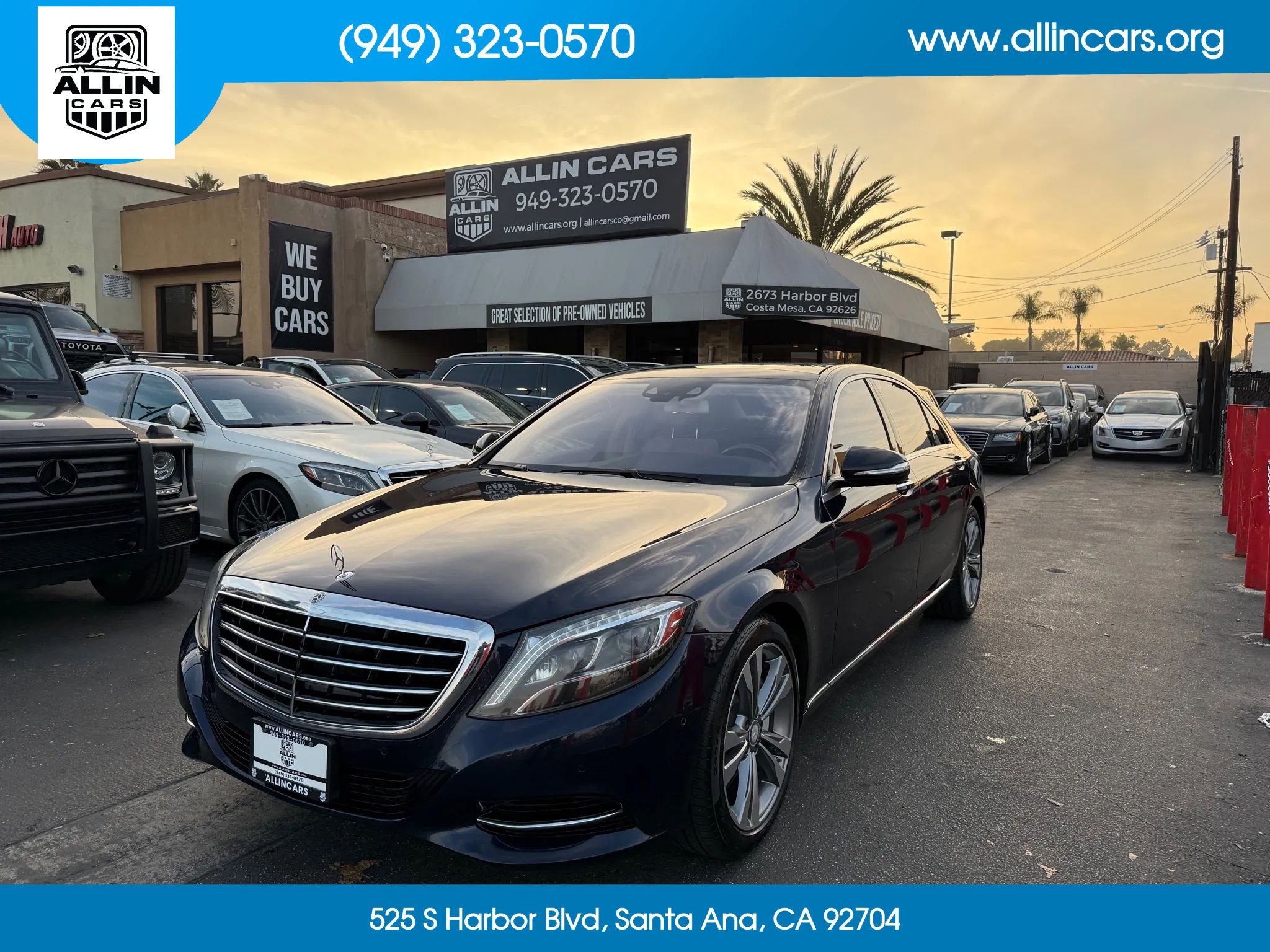 Used 2014 Mercedes-Benz S 550 Sedan w/ Premium 1 Package image 1
