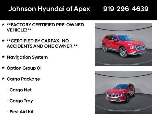 Certified 2023 Hyundai Santa Fe Limited w/ Cargo Package AWD/4WD image 6