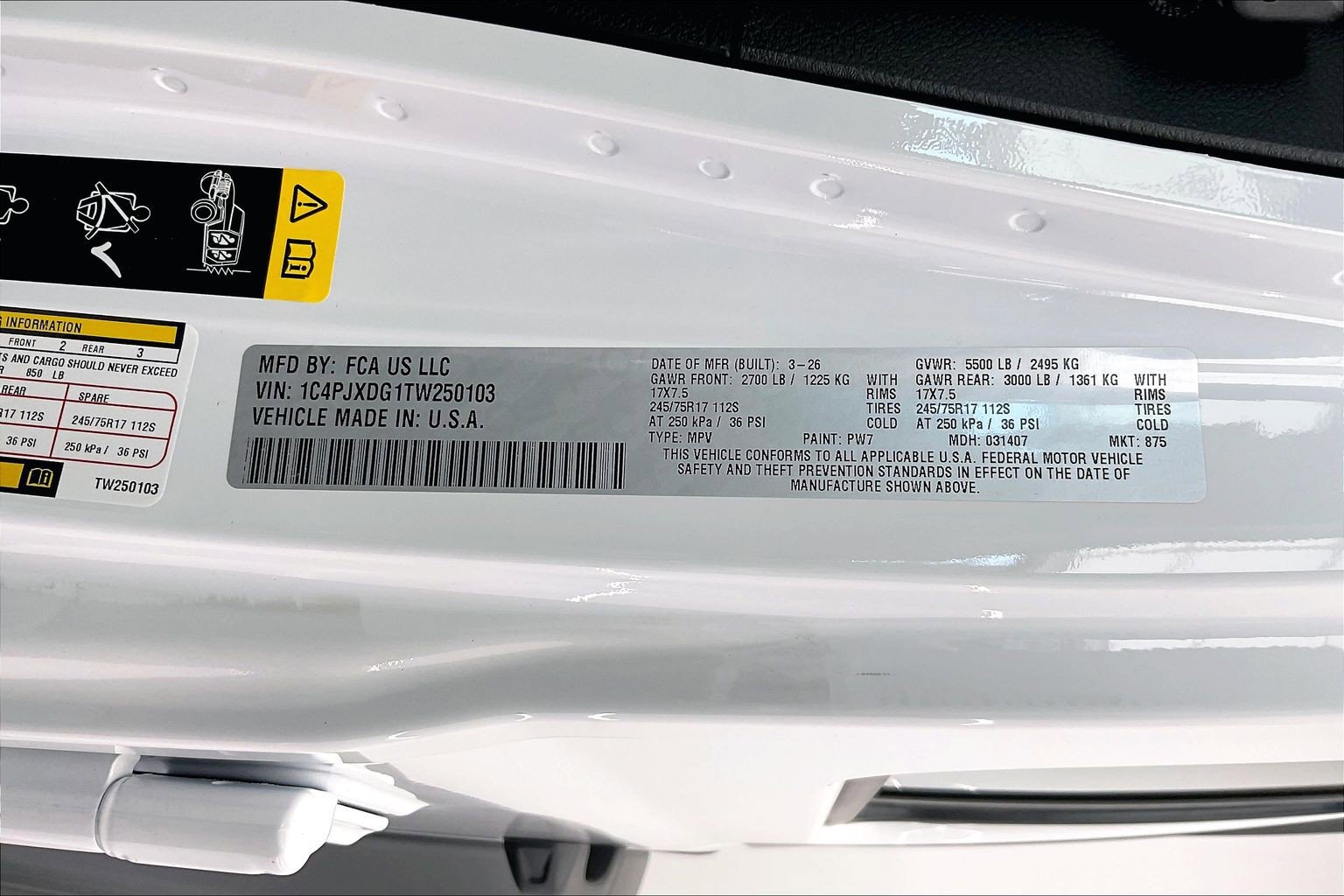 New 2026 Jeep Wrangler Unlimited Sport AWD/4WD image 20