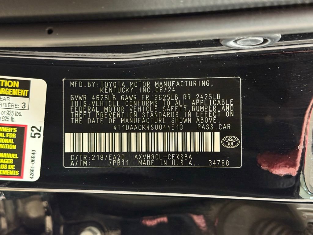Certified 2025 Toyota Camry SE FWD image 28