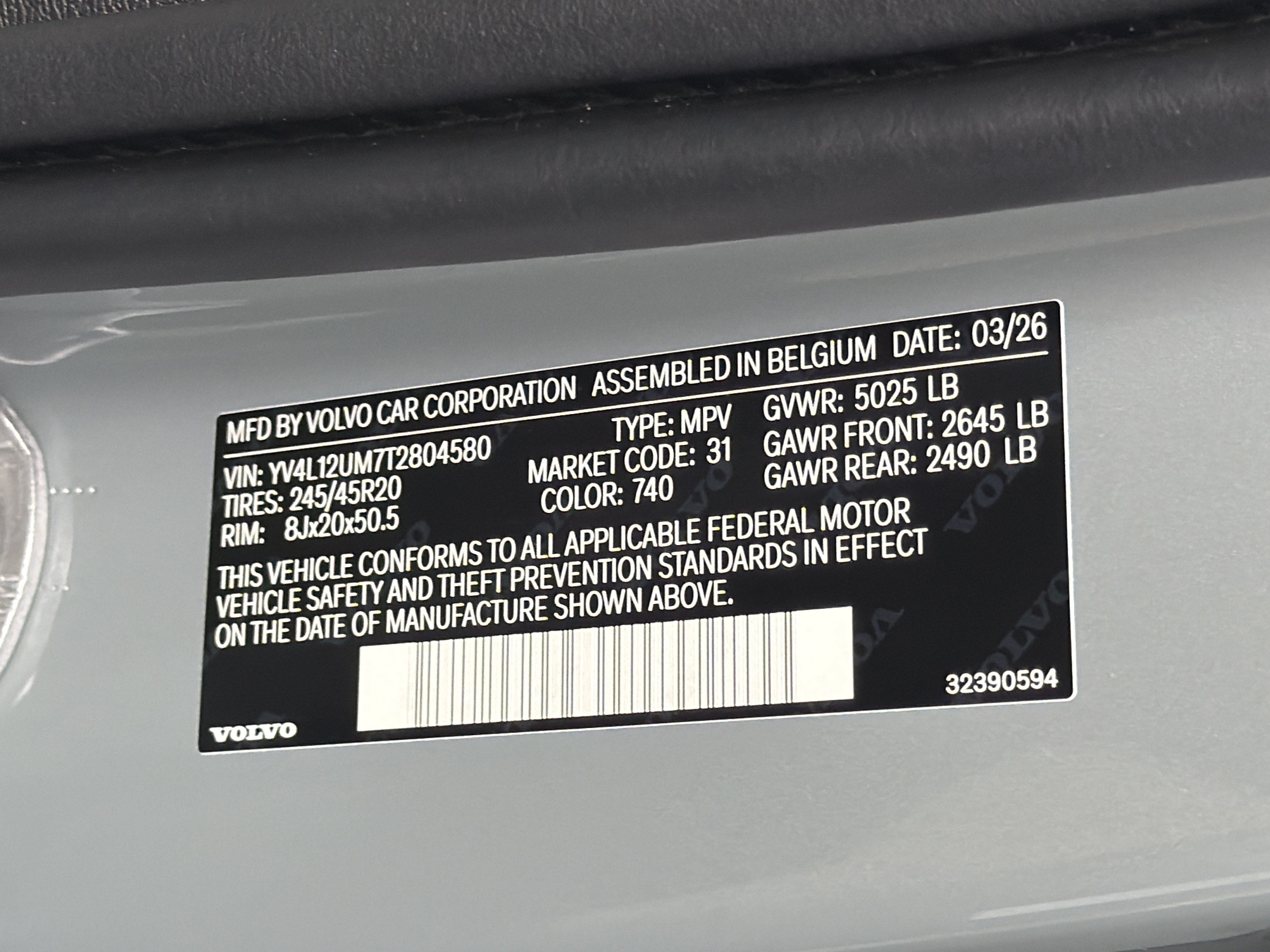 New 2026 Volvo XC40 B5 Ultra w/ Protection Package Premier AWD/4WD image 37