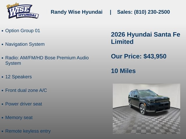 New 2026 Hyundai Santa Fe Limited AWD/4WD image 5
