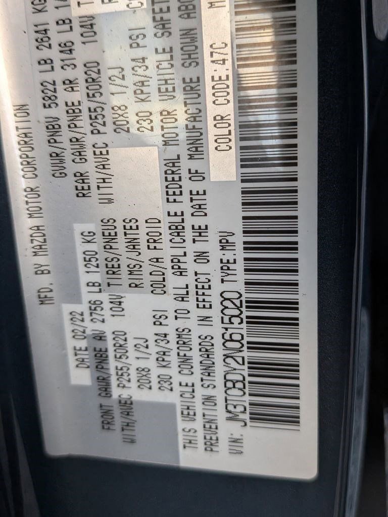 Used 2022 MAZDA CX-9 Carbon Edition image 29