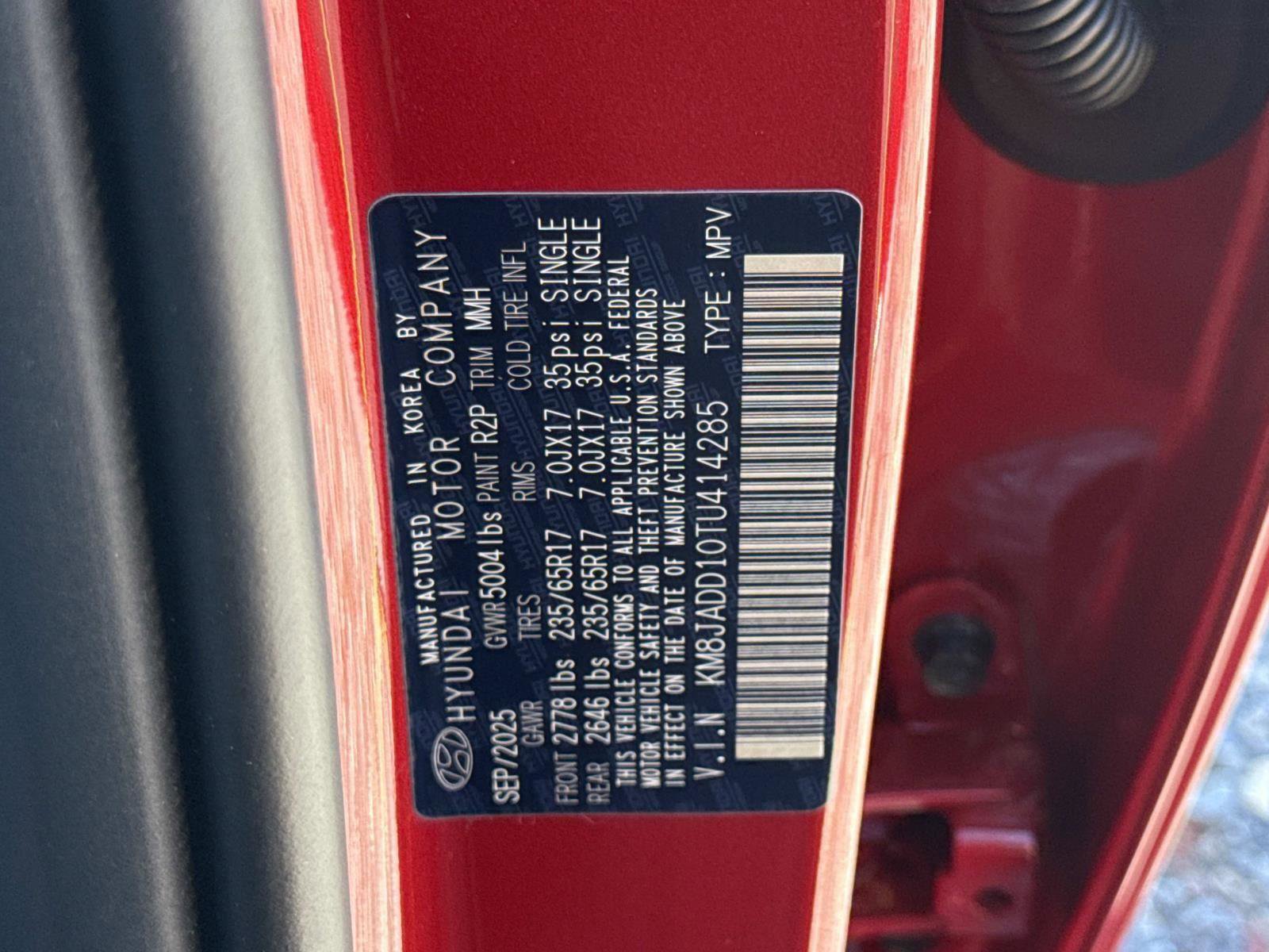 New 2026 Hyundai Tucson Blue SE image 17