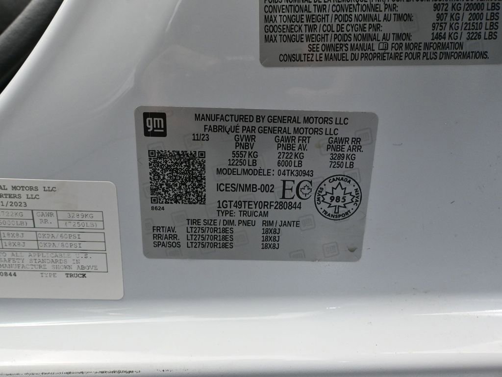 Used 2024 GMC Sierra 3500 SLE w/ SLE Convenience Package image 50