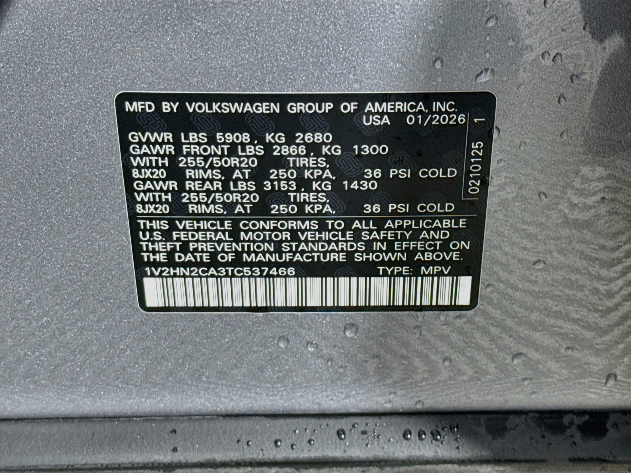Used 2026 Volkswagen Atlas SE AWD/4WD image 40