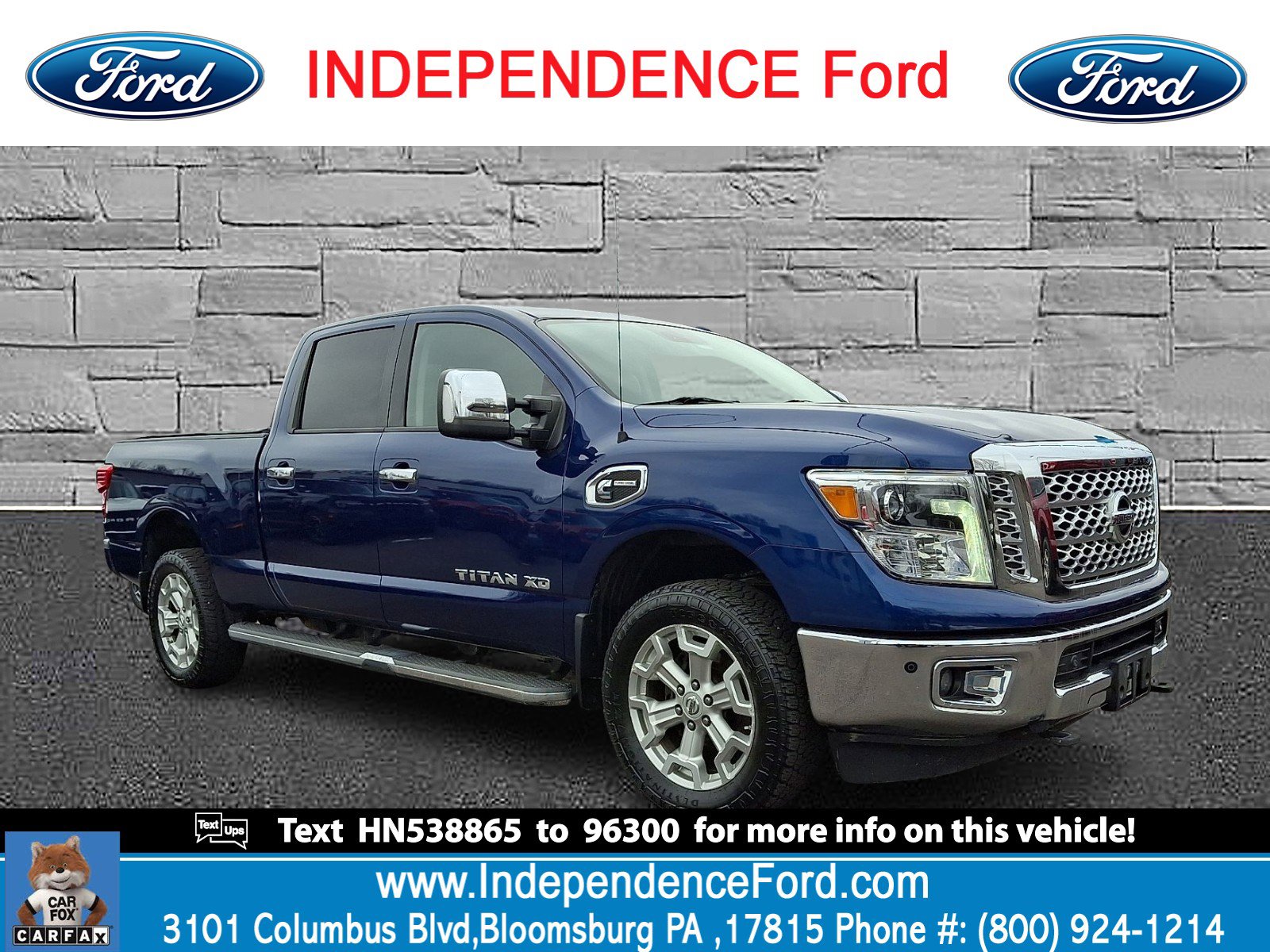 Used 2017 Nissan Titan SL image 1