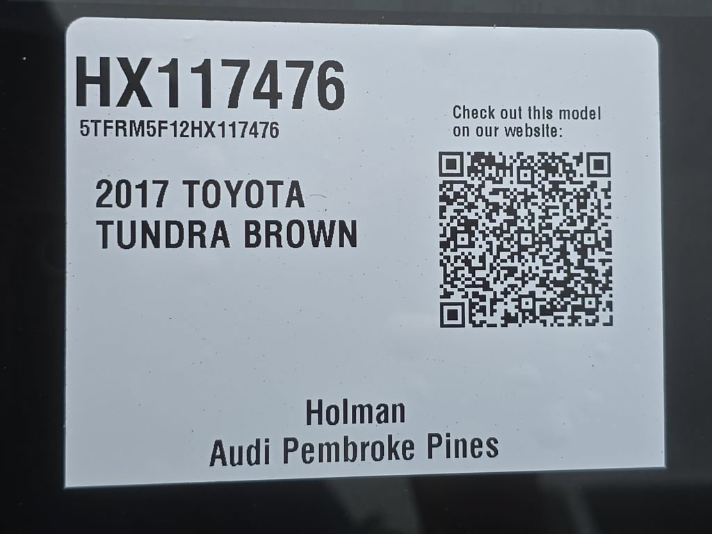 Used 2017 Toyota Tundra SR5 w/ SR5 Upgrade Package RWD image 29