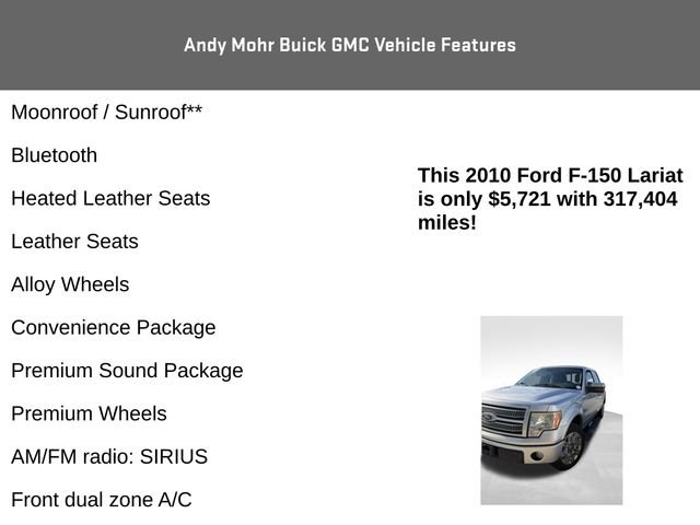 Used 2010 Ford F150 Lariat AWD/4WD image 4