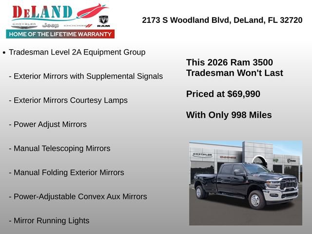 Used 2026 RAM 3500 Tradesman AWD/4WD image 18