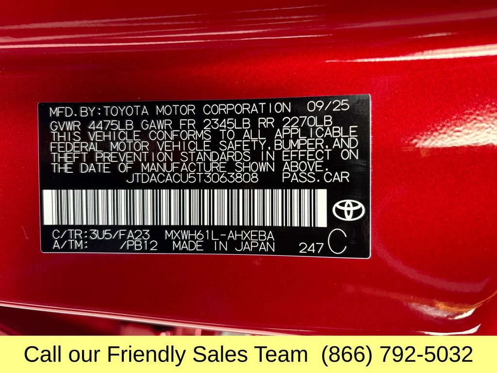 New 2026 Toyota Prius SE image 26