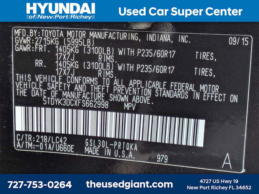 Used 2015 Toyota Sienna XLE image 40