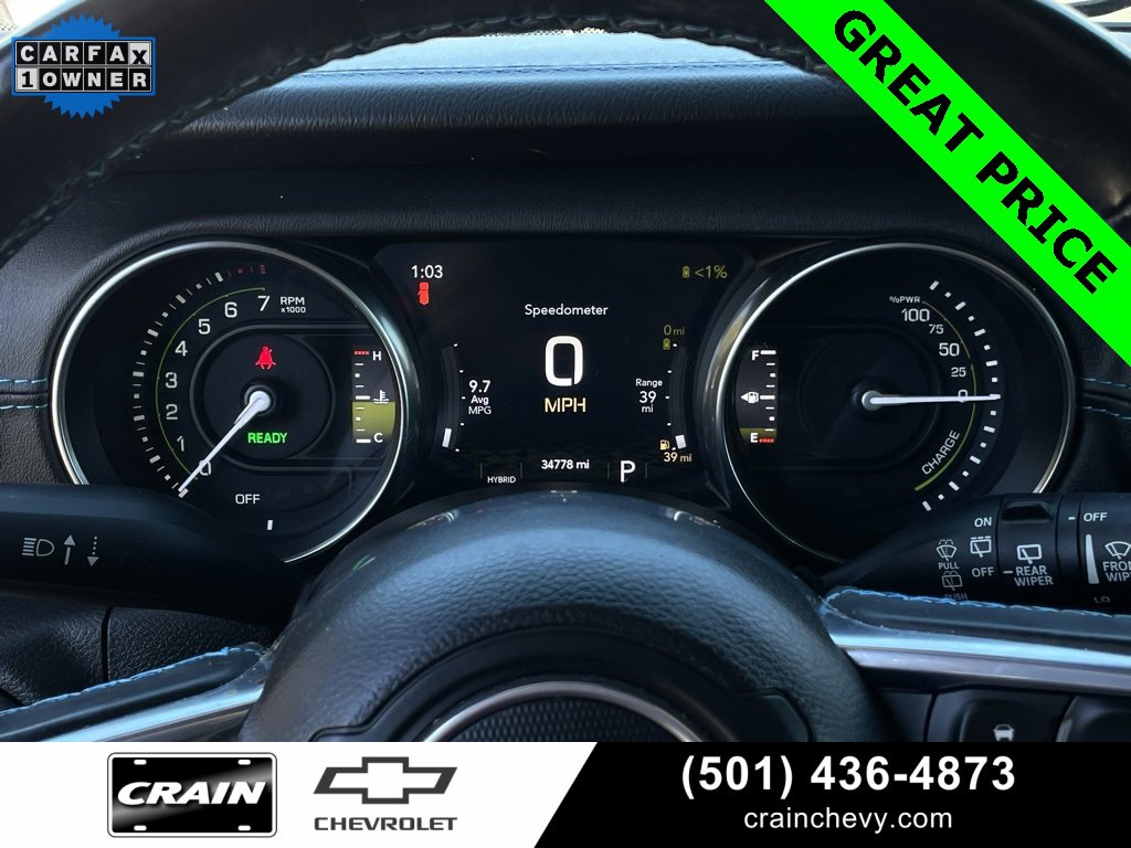 Used 2022 Jeep Wrangler Unlimited Rubicon 4xe w/ Cold Weather Group image 16