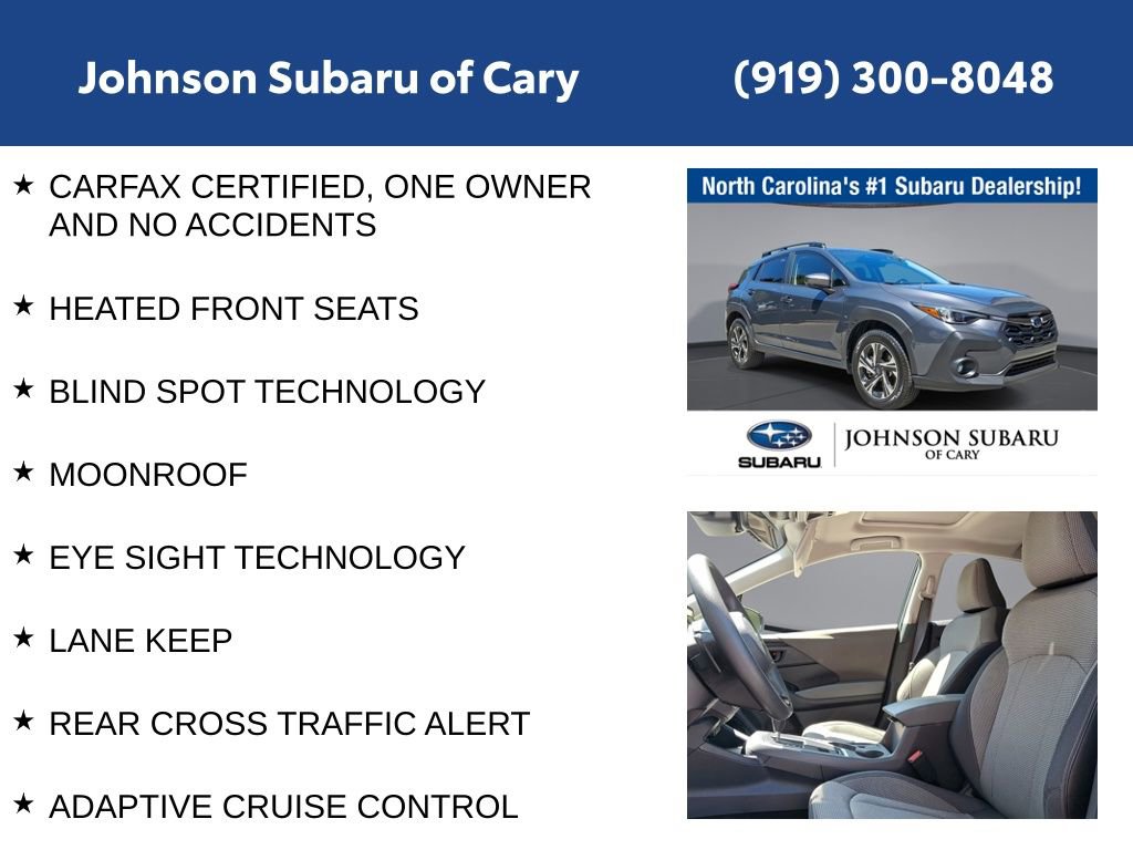 Used 2024 Subaru Crosstrek 2.0i Premium AWD/4WD image 6