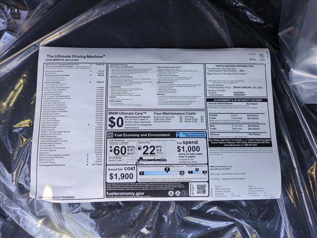 New 2026 BMW X5 xDrive50e w/ Premium Package AWD/4WD image 18