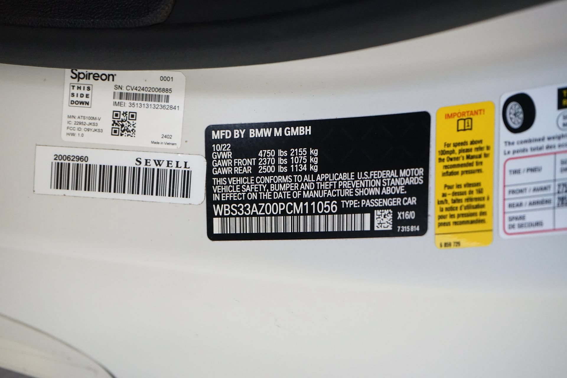 Used 2023 BMW M4 Competition w/ M Carbon Exterior Package RWD image 42