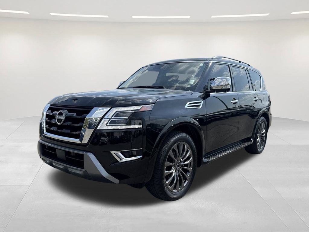 Used 2023 Nissan Armada Platinum w/ Captain's Chairs Package