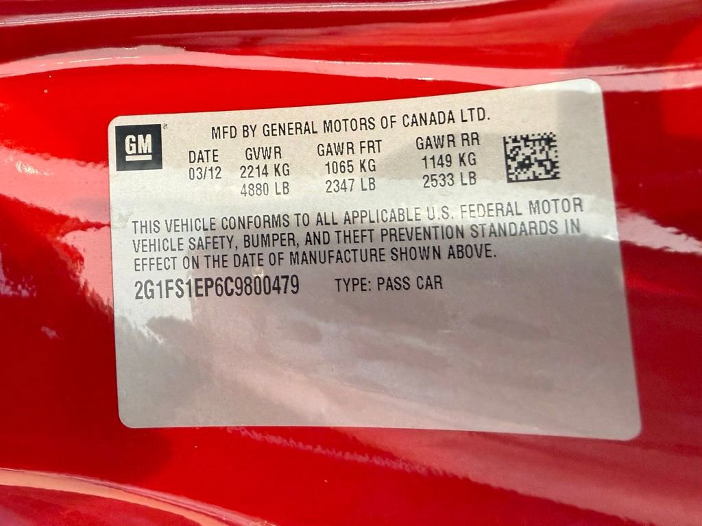 Used 2012 Chevrolet Camaro ZL1 RWD image 29