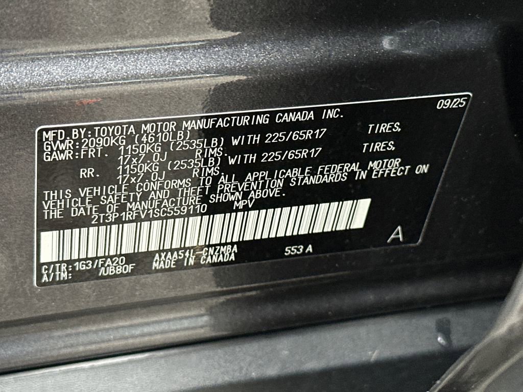 Used 2025 Toyota RAV4 XLE w/ Convenience Package AWD/4WD image 32