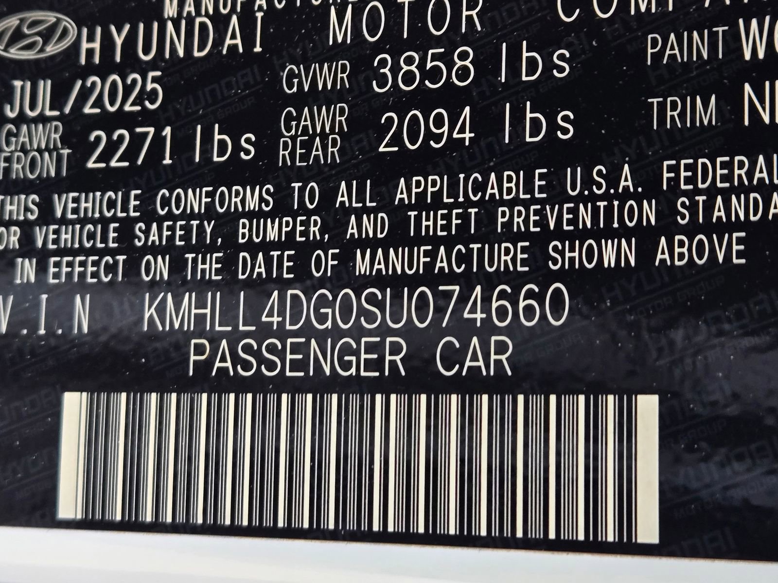 Certified 2025 Hyundai Elantra SE FWD image 11
