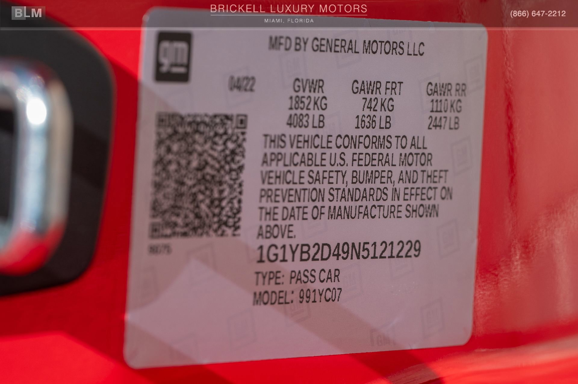 Used 2022 Chevrolet Corvette Stingray Preferred Cpe w/ Z51 Performance Package image 33