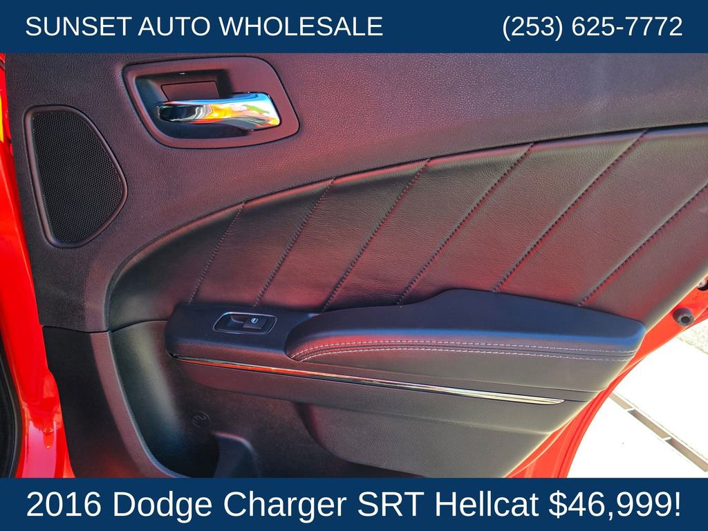 Used 2016 Dodge Charger SRT Hellcat w/ Harman/Kardon Audio Group RWD image 24