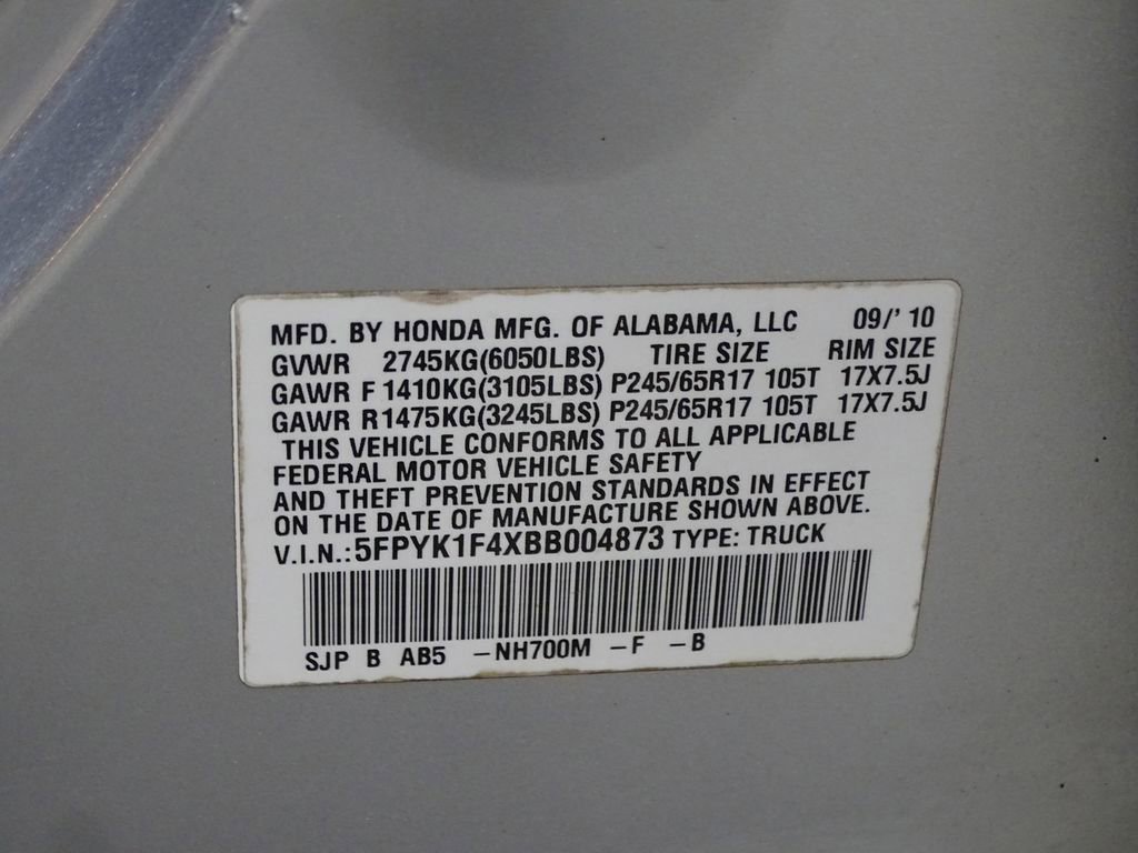 Used 2011 Honda Ridgeline RTS image 19