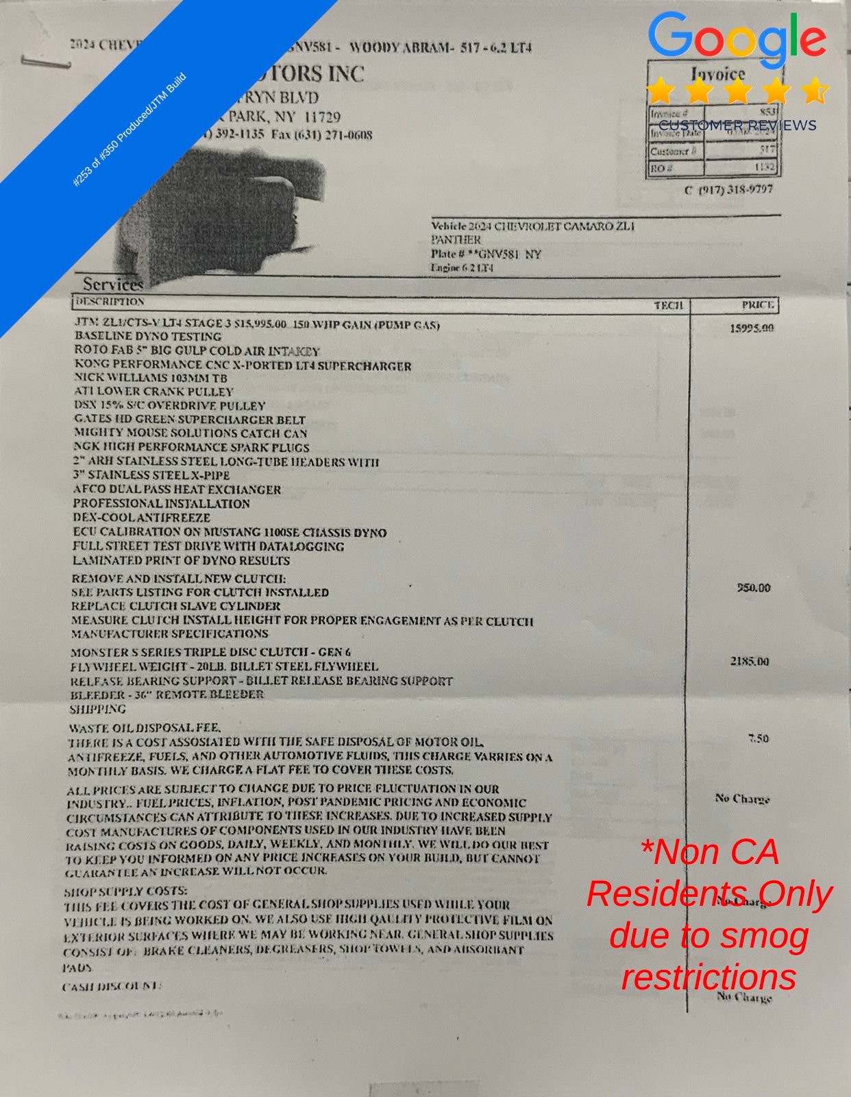 Used 2024 Chevrolet Camaro ZL1 RWD image 2