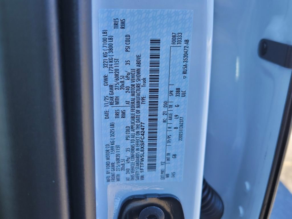 New 2025 Ford F150 Lariat w/ Equipment Group 502A High image 16