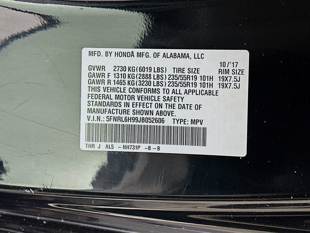 Used 2018 Honda Odyssey Elite image 10