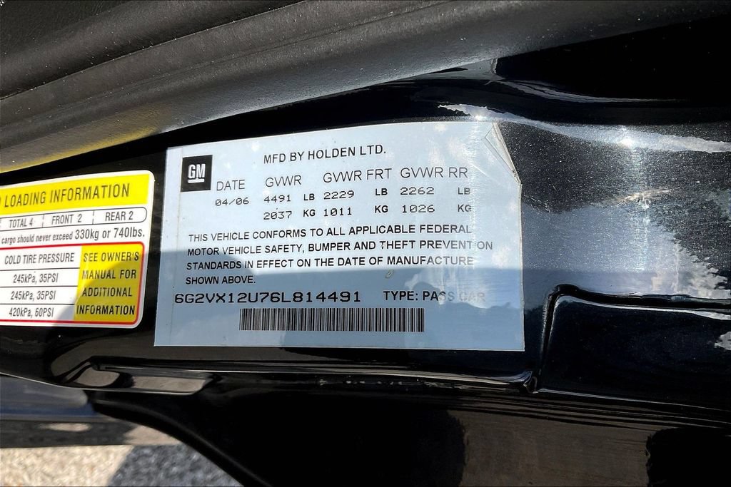 Used 2006 Pontiac GTO RWD image 28