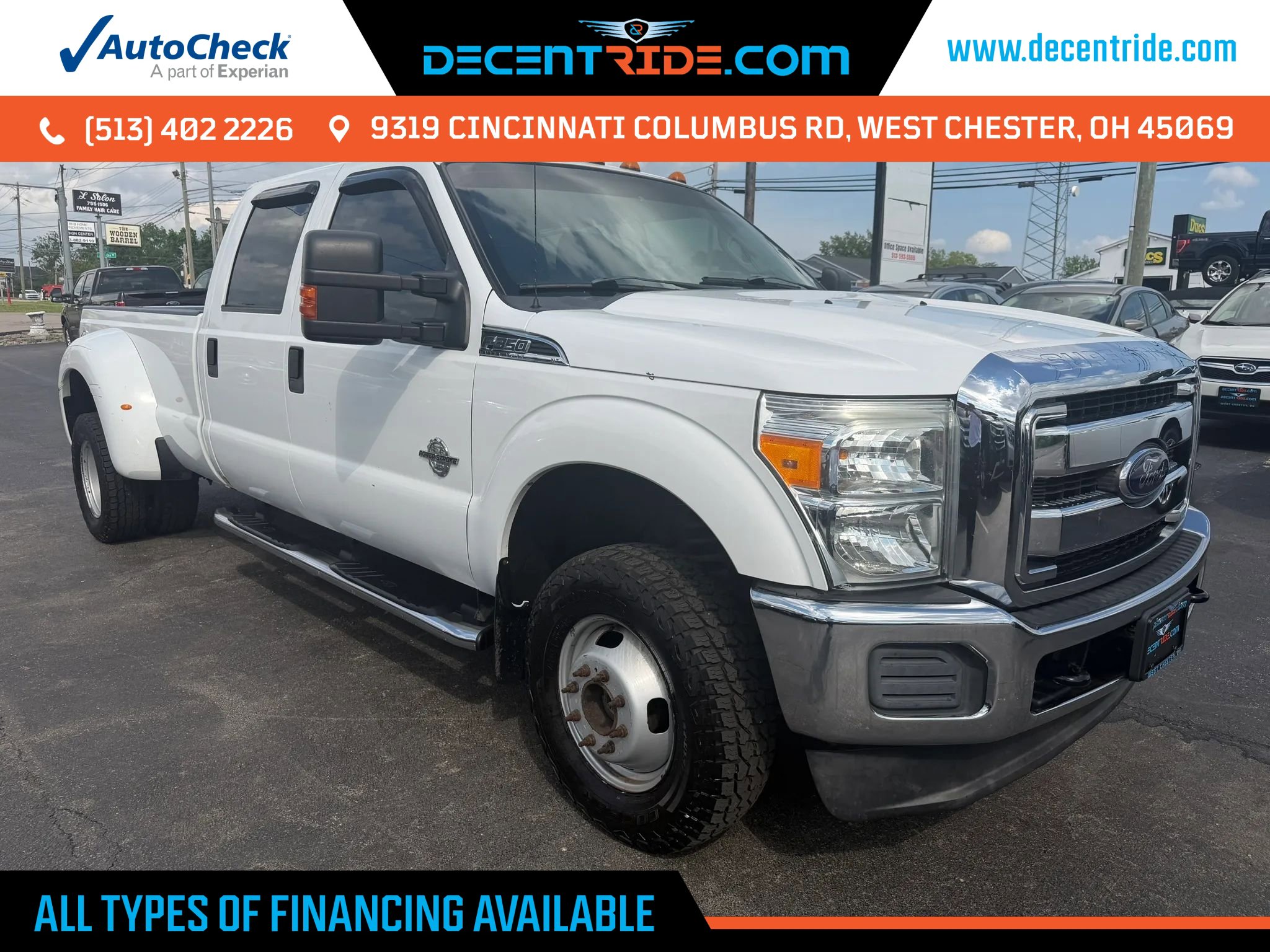 Used 2012 Ford F350 XLT w/ Snow Plow Prep Pkg AWD/4WD image 1