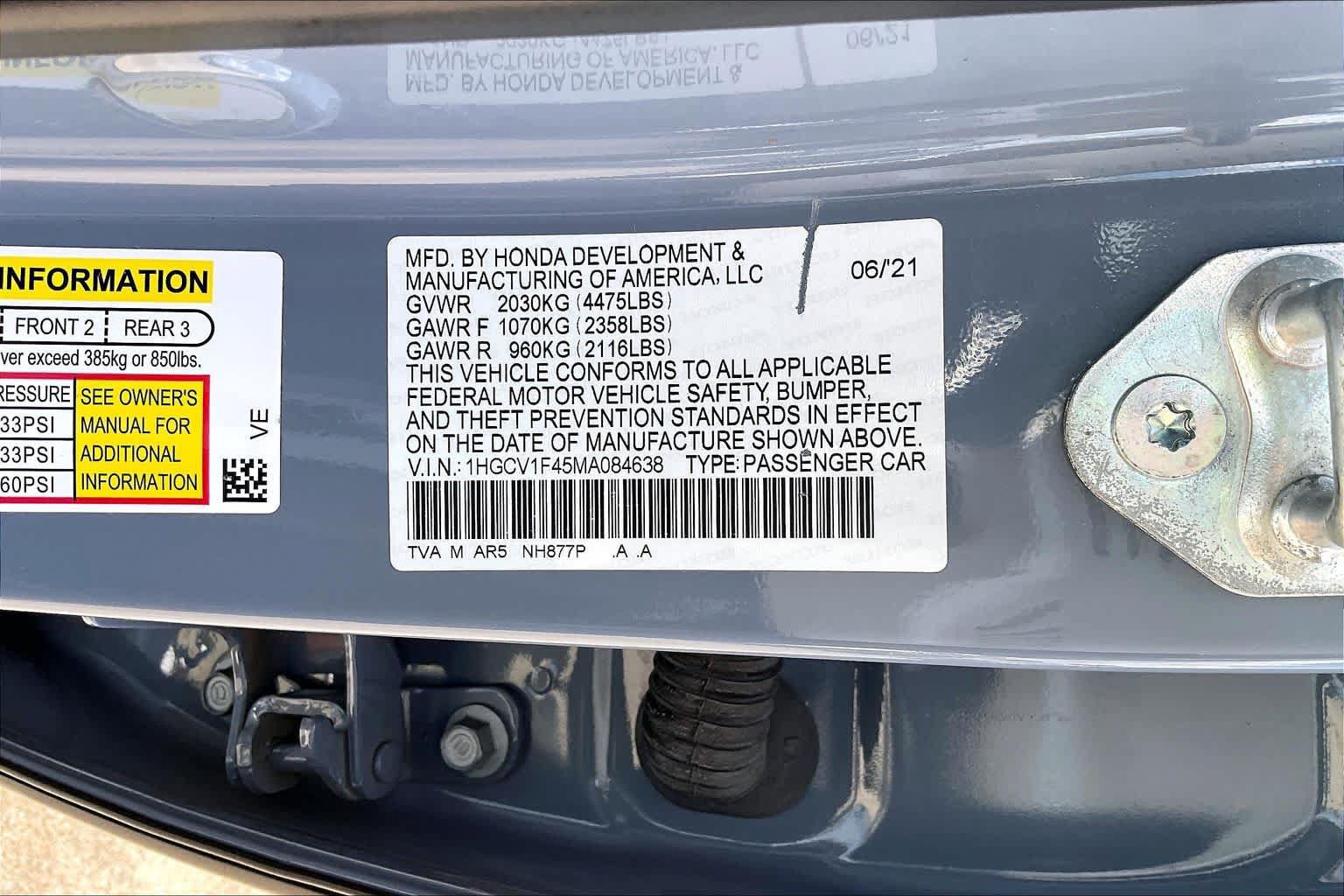 Used 2021 Honda Accord Sport Special Edition image 35