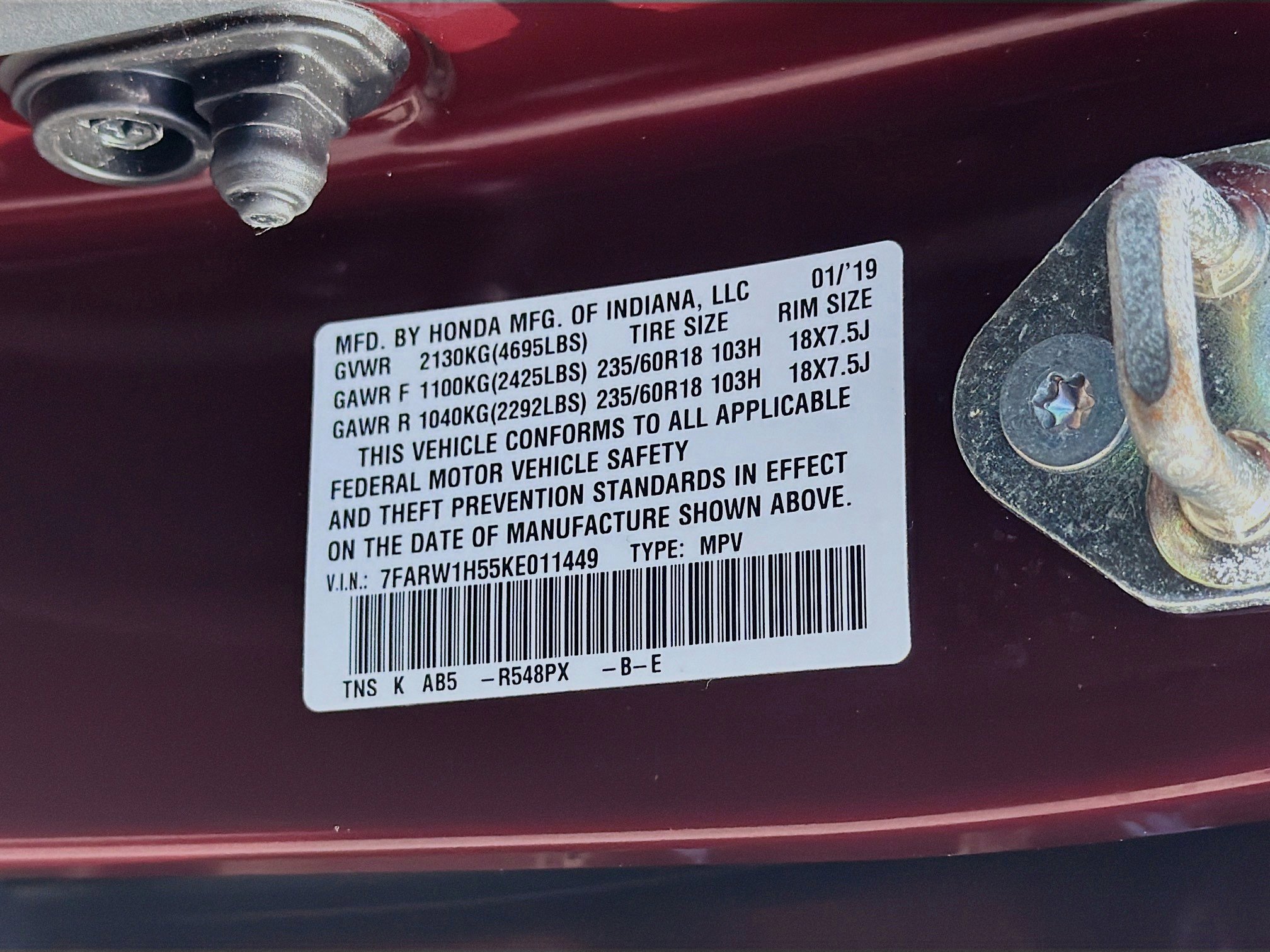 Certified 2019 Honda CR-V EX image 39