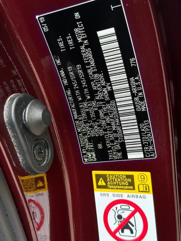 Used 2019 Toyota Highlander Limited Platinum AWD/4WD image 33