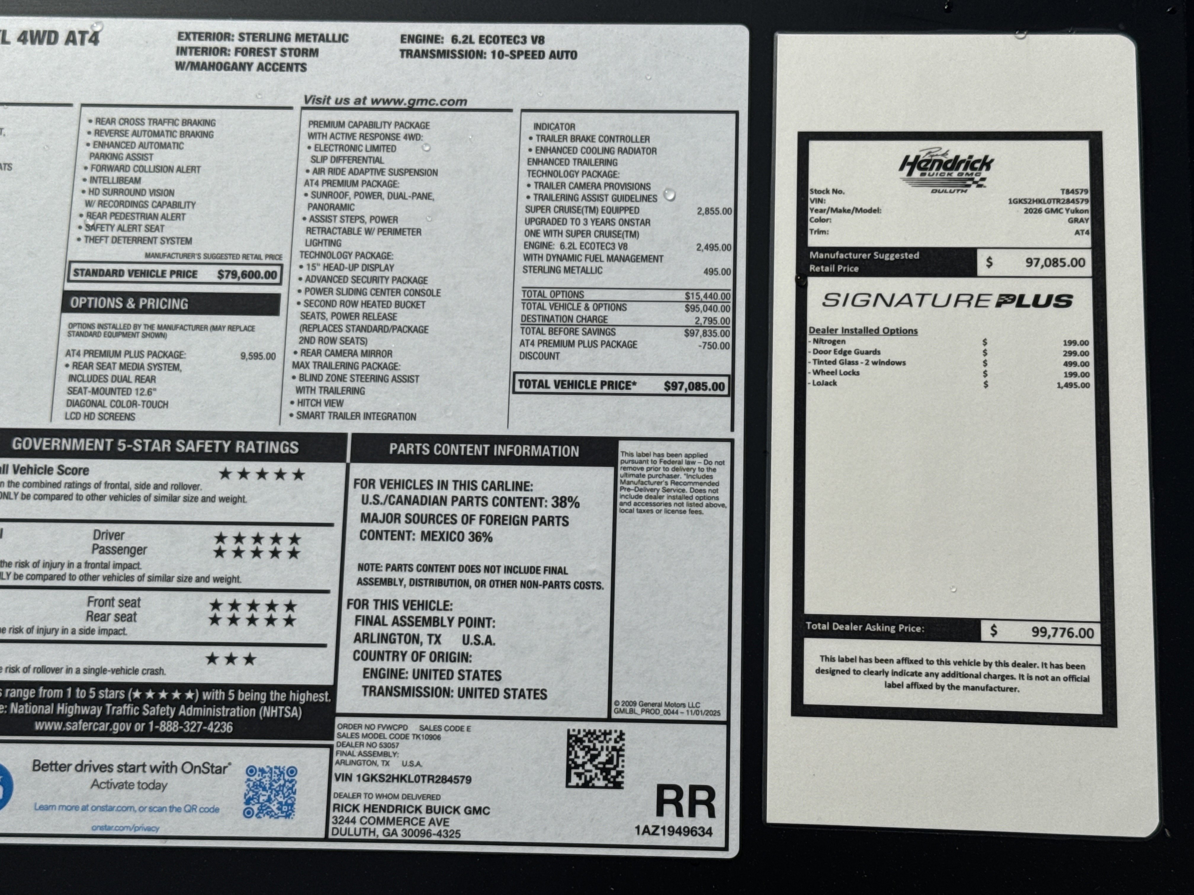 New 2026 GMC Yukon XL AT4 w/ AT4 Premium Plus Package image 43