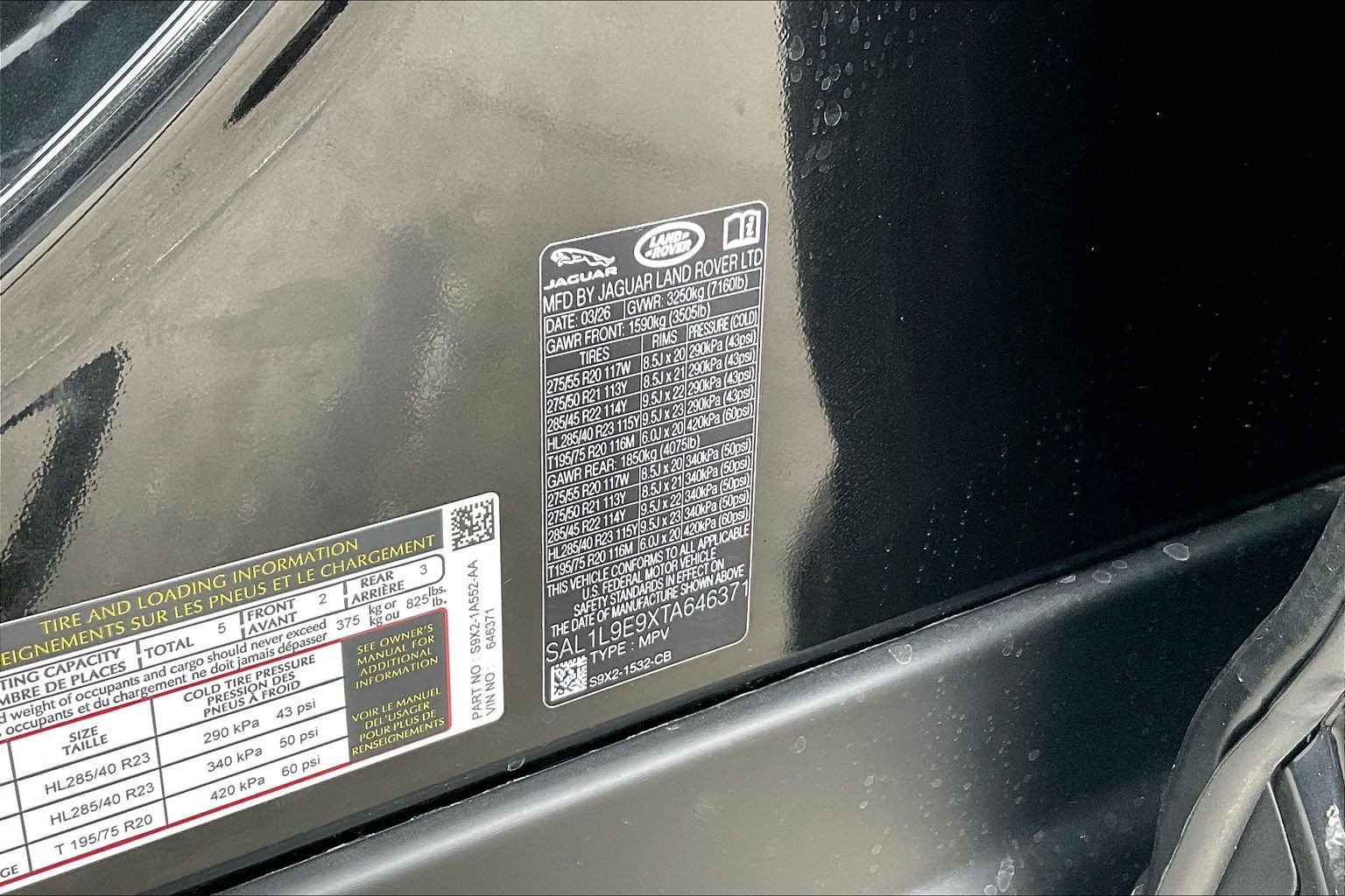 New 2026 Land Rover Range Rover Sport Dynamic SE AWD/4WD image 11