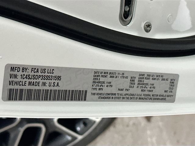 New 2025 Jeep Wagoneer L Series III w/ Quick Order Package 25C Super image 36