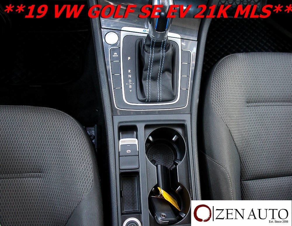 Used 2019 Volkswagen e-Golf SE w/ Driver Assistance Package image 18
