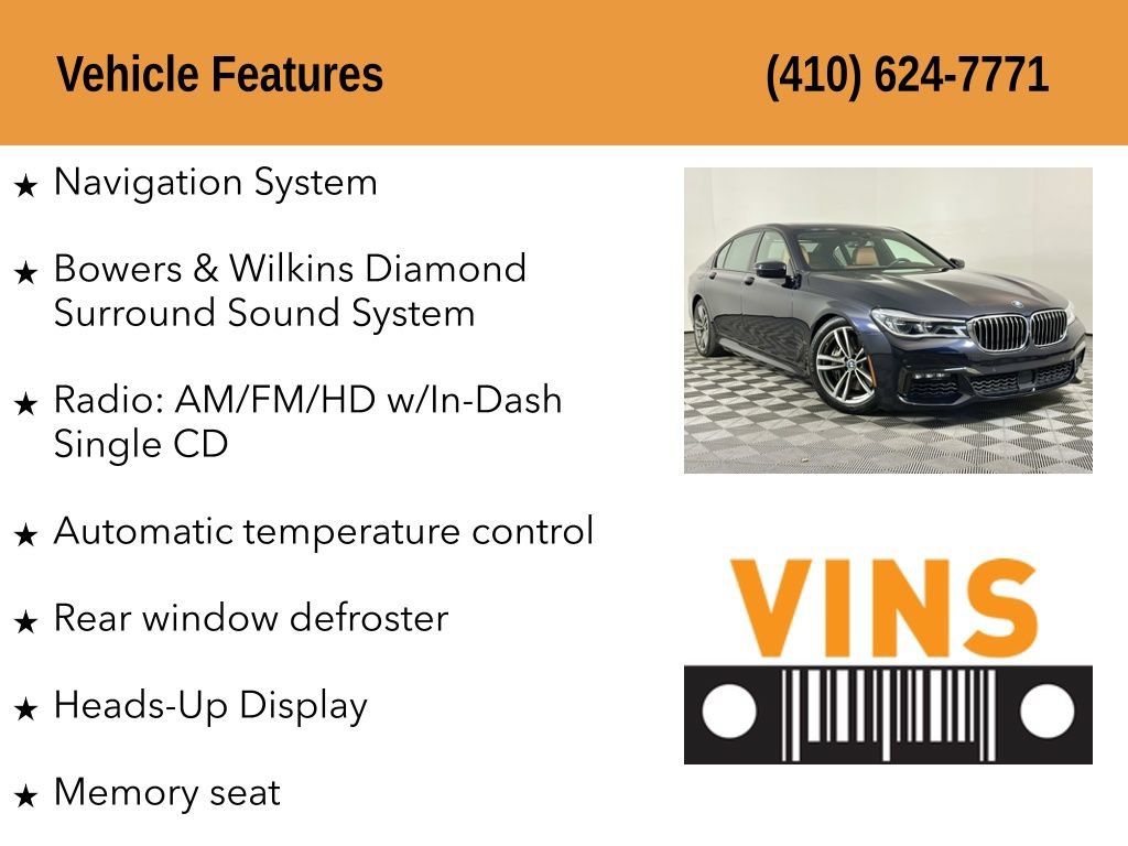 Used 2018 BMW 750i xDrive AWD/4WD image 5