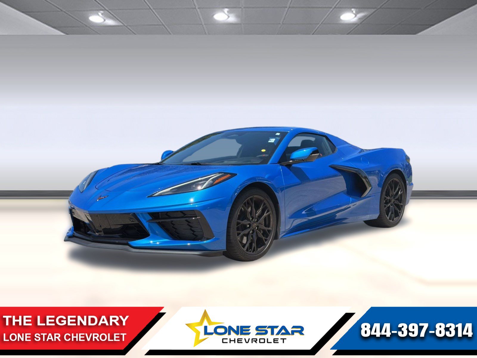 Certified 2025 Chevrolet Corvette Stingray Premium Conv w/ Z51 Performance Package RWD image 1